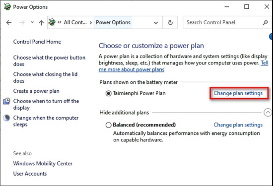 Cách chỉnh thời gian tắt màn hình Windows 11 qua cài đặt Power Plan 2  bước 1