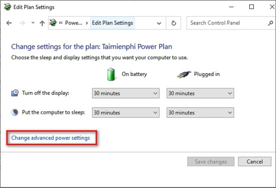 Cách chỉnh thời gian tắt màn hình Windows 11 qua cài đặt Power Plan 2  bước 2