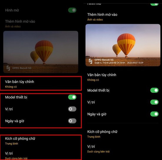 Tùy chỉnh chữ ký trên ảnh Oppo Tùy chỉnh chữ ký trên ảnh Oppo