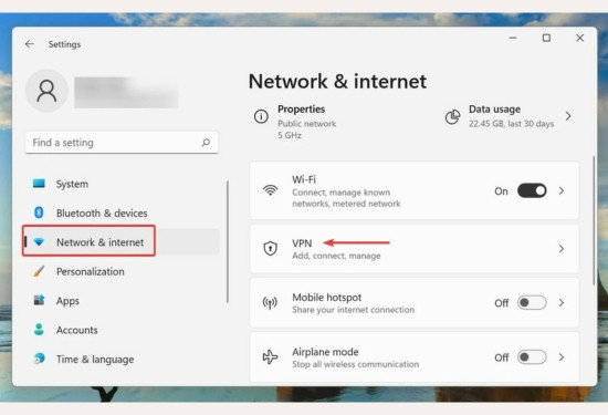 Vô hiệu hóa VPN bước 2 Vô hiệu hóa VPN bước 2