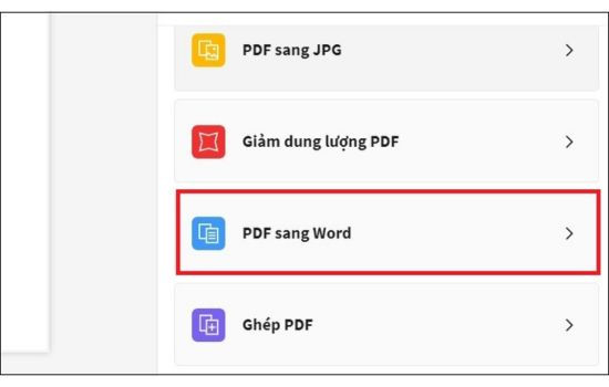 Cách chuyển từ file Excel sang Word bằng site: smallPDF.com bước 2 Cách chuyển từ file Excel sang Word bằng site: smallPDF.com bước 2