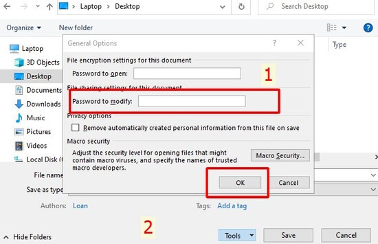 Cách đặt Password cho PowerPoint chỉ xem bước 4 Cách đặt Password cho PowerPoint chỉ xem bước 4