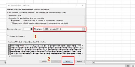Bước 4 Sửa lỗi phông chữ trong Excel nhanh
