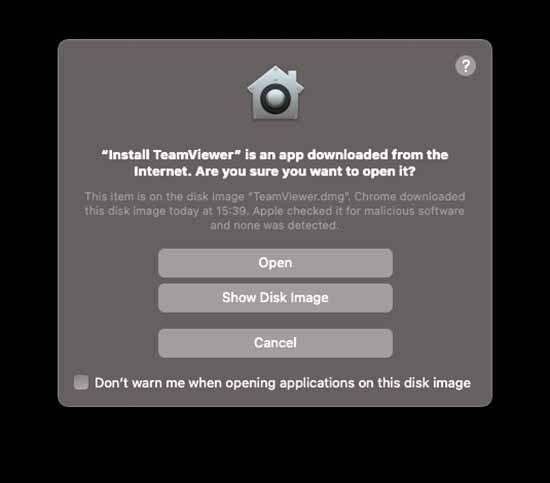 Cách cài TeamViewer cho MacBook bước 3