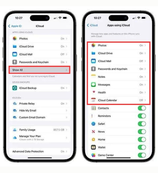 Cách chuyển hết dữ liệu từ iPhone sang iPad bằng tài khoản iCloud bước 3