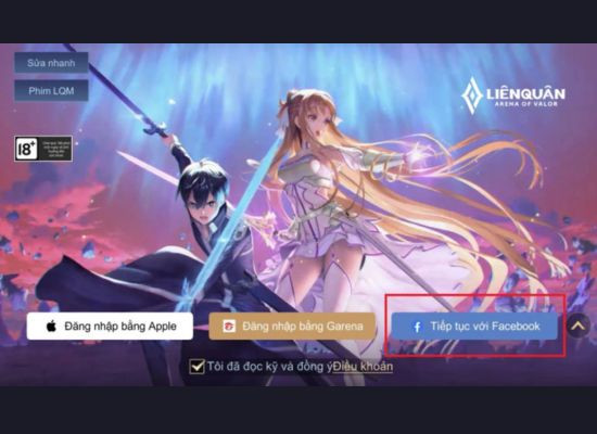 Cách đổi avatar Liên quân bằng ảnh Facebook của mình