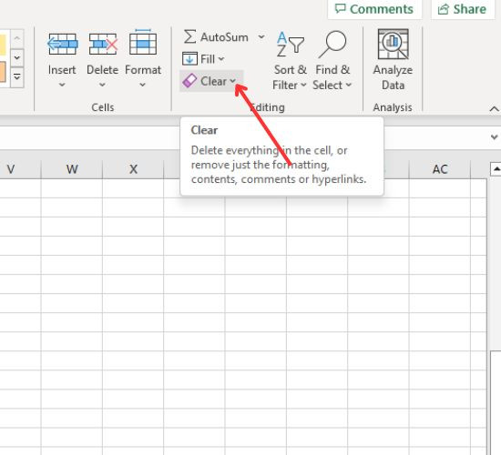Cách khắc phục file Excel bị nặng cách 2 bước 2