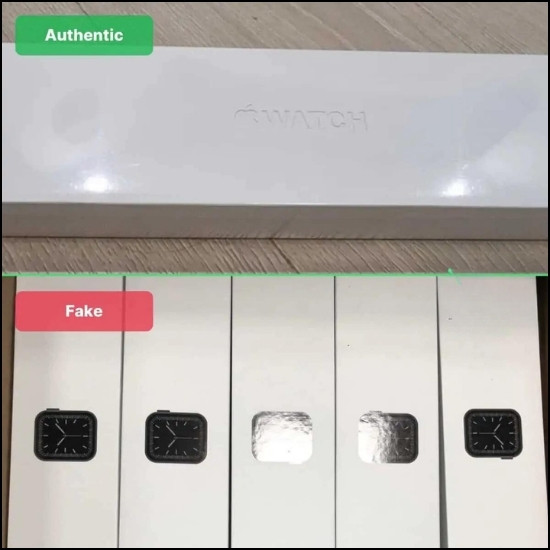 Cách kiểm tra Apple Watch chính hãng thông qua hộp đựng