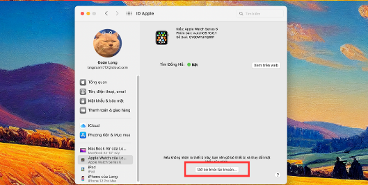 Cách kiểm tra xem ai đang dùng chung iCloud trên Macbook B4