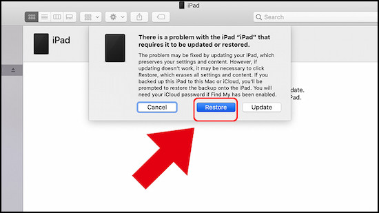 Cách mở iPad bị vô hiệu hoá kết nối iTunes B4