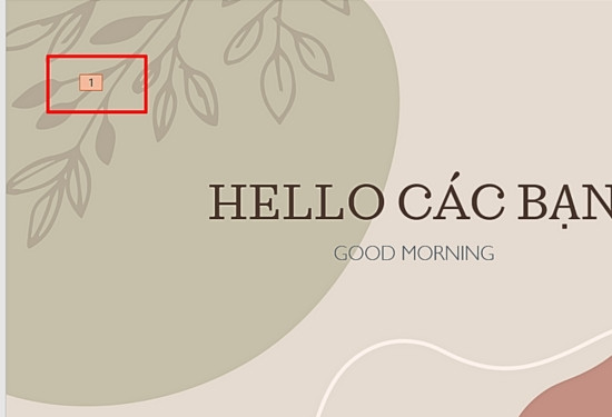 Cách tạo hiệu ứng di chuyển chữ trong PowerPoint bước 2