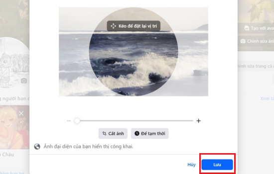 Cách thay ảnh đại diện Facebook không ai biết trên máy tính bước 3 Cách thay ảnh đại diện Facebook không ai biết trên máy tính bước 3