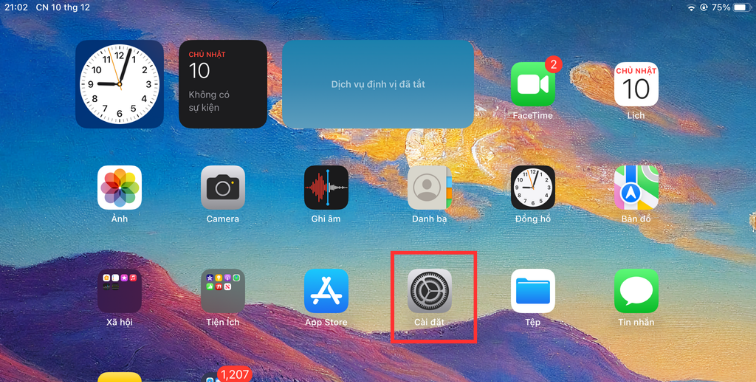 Cách tìm iPad bị mất qua iCloud B1 Cách tìm iPad bị mất qua iCloud B1