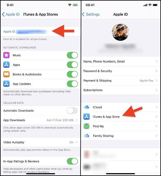 Cách xem đánh giá của mình trên App Store iPhone  iOS 13 bước 2