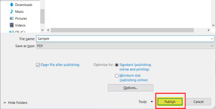 Cách xuất file PowerPoint dưới dạng PDF B4 Cách xuất file PowerPoint dưới dạng PDF B4