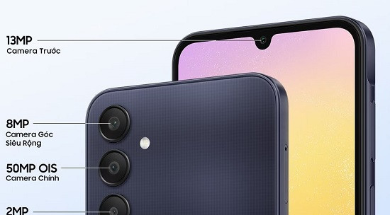 Camera trước Samsung A25 Camera trước Samsung A25