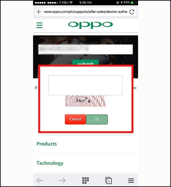 check IMEI trực tuyến bước 6