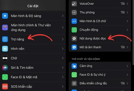 Điều chỉnh ngôn ngữ đọc sang Tiếng Việt bước 1