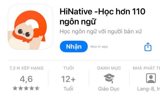 HiNative - Học hơn 110 ngôn ngữ