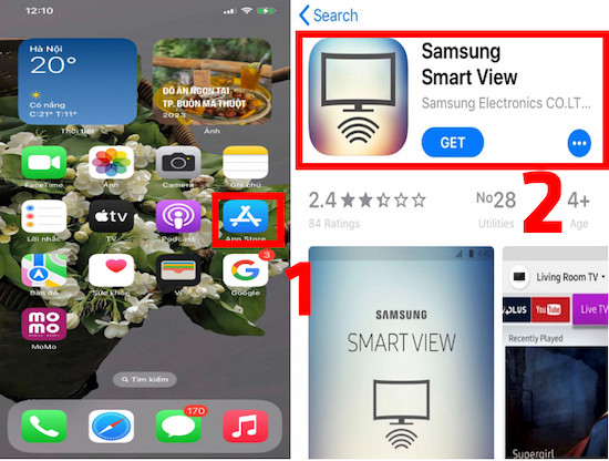 cách điều khiển Tivi bằng điện thoại iPhone đơn giản bước 1 cách điều khiển Tivi bằng điện thoại iPhone đơn giản bước 1