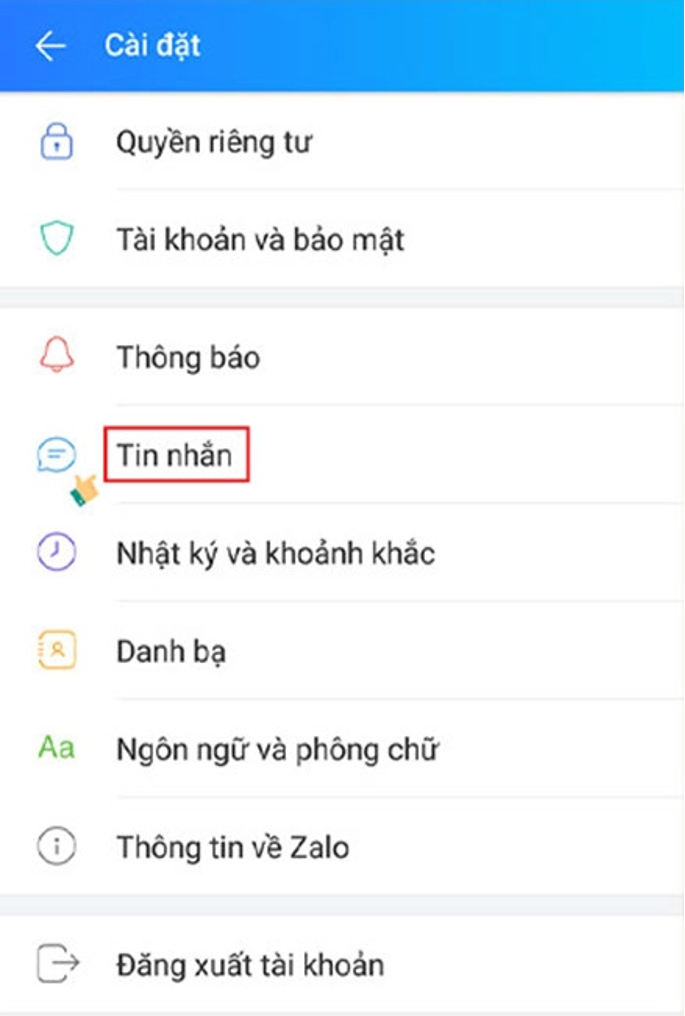 Hướng dẫn cách khôi phục tin nhắn Zalo trên iPhone bước 2