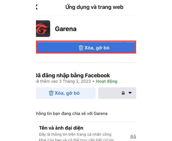 Cách hủy liên kết Facebook với Garena Free Fire đơn giản B3