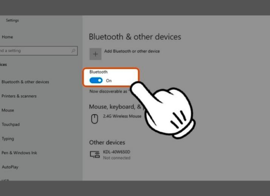 Kết nối tai nghe Bluetooth laptop Dell Win 10 bước 1