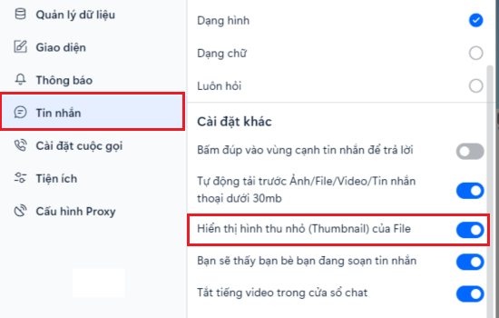 Kiểm tra cài đặt ảnh của ứng dụng bước 2 Kiểm tra cài đặt ảnh của ứng dụng bước 2
