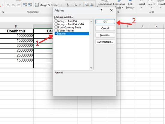 Lỗi #NAME khi đổi số thành chữ cách sửa lỗi name trong Excel lỗi đổi số thành chữ bước 6