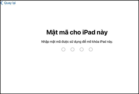 Reset iPad bước 4