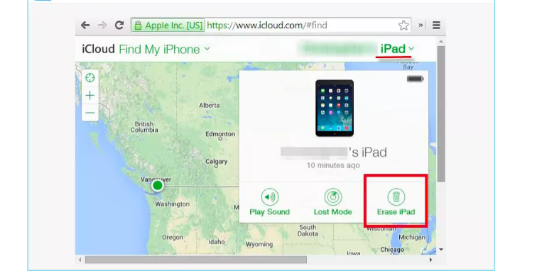 Sử dụng Find my iPhone B2