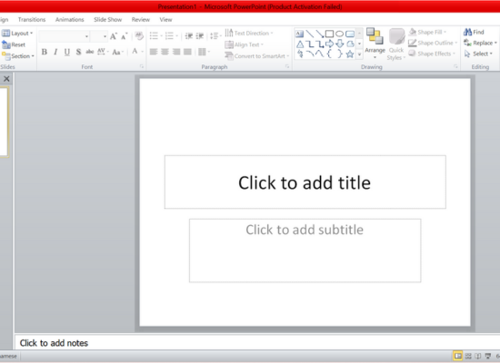 Sử dụng lệnh Slide from Outline bước 1