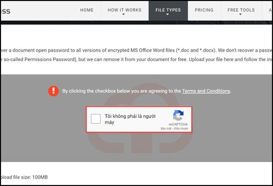 Sử dụng LostMyPass bước 2