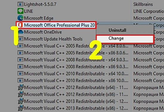 Sửa chữa Microsoft Office để khắc phục lỗi bước 2