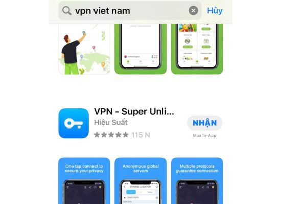 Tải ứng dụng VPN Việt Nam B1