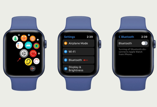  Tắt và bật Bluetooth trên Apple Watch
