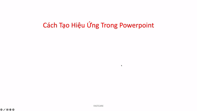 thành quả cách tạo hiệu ứng di chuyển chữ trong Powerpoint