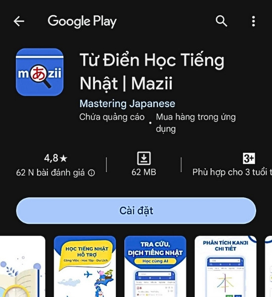 Từ điển tiếng Nhật Việt - Việt Nhật Mazii