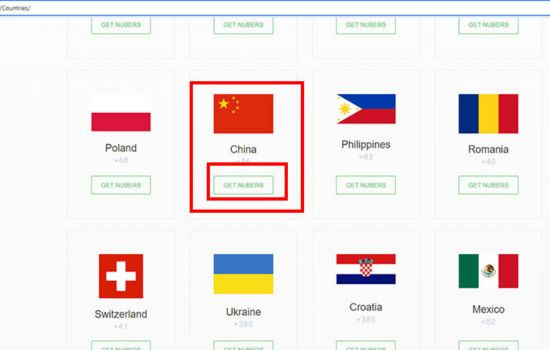 Tạo số điện thoại ảo Trung Quốc nhận sms bước 2