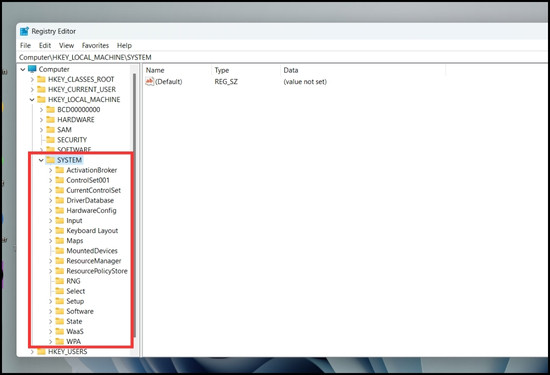 Bằng Registry bước 4