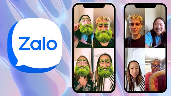 Cách chỉnh camera khi gọi video Zalo trên iPhone và Samsung