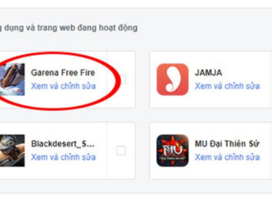 Cách gỡ tài khoản Free Fire Facebook trên ứng dụng Facebook B4