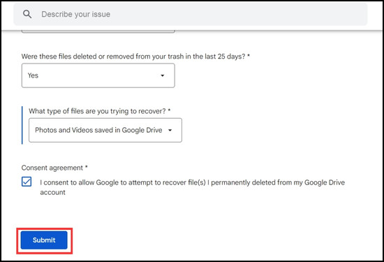 Cách khôi phục video đã xóa trên Google Drive trong trường hợp đã xóa vĩnh viễn B4