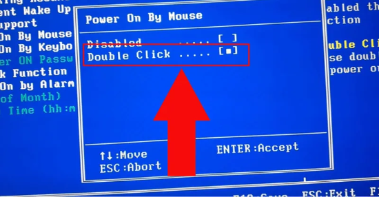 cách mở nguồn laptop Dell bằng chuột bước 4