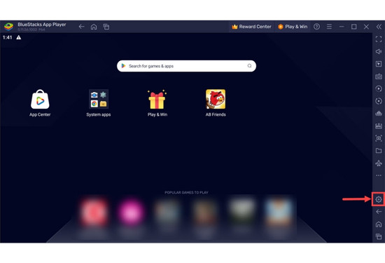 Cập nhật ứng dụng Bluestacks bước 2