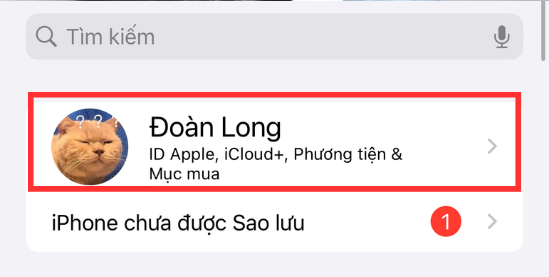 Đăng nhập lại tài khoản ID Apple bước 1 Đăng nhập lại tài khoản ID Apple bước 1
