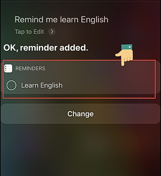 Hướng dẫn cách bật lời nhắc trên iPhone bằng Siri bước 4-2