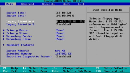 Hướng dẫn sử dụng menu BIOS laptop Dell bước 2
