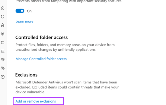 Loại bỏ Easy Anti-Cheat khỏi danh sách quét của Windows Defender bước 3