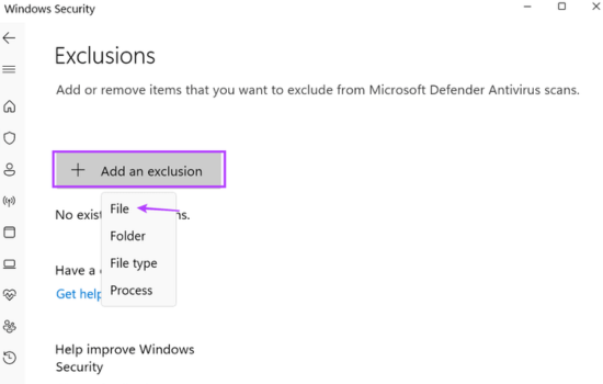 Loại bỏ Easy Anti-Cheat khỏi danh sách quét của Windows Defender bước 5